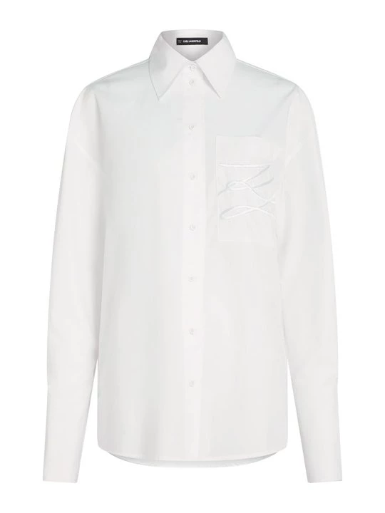 Foto van product Overhemdblouse KARL LAGERFELD wit