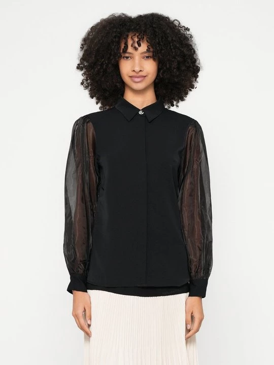 Foto van product Overhemdblouse KARL LAGERFELD zwart