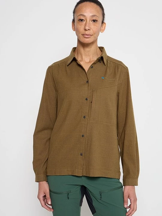 Foto van product Overhemdblouse Klättermusen bruin