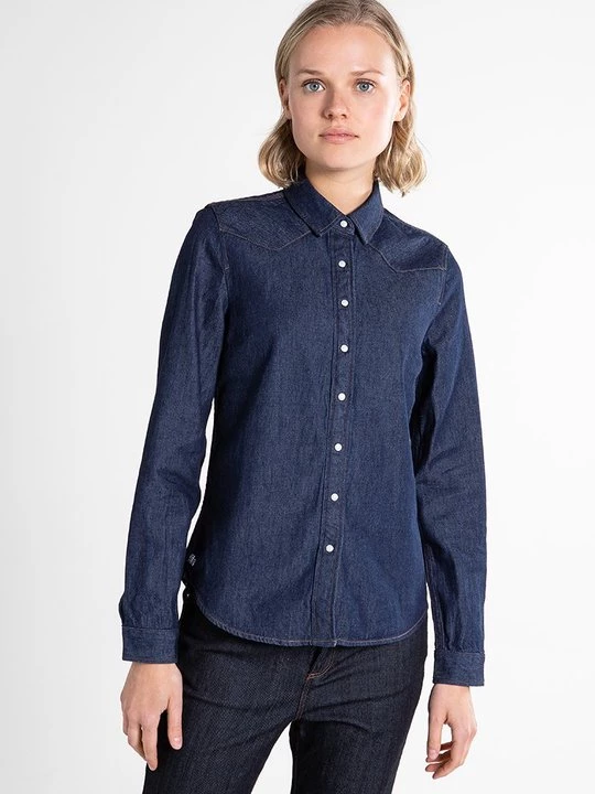 Foto van product Overhemdblouse Lacoste blauw