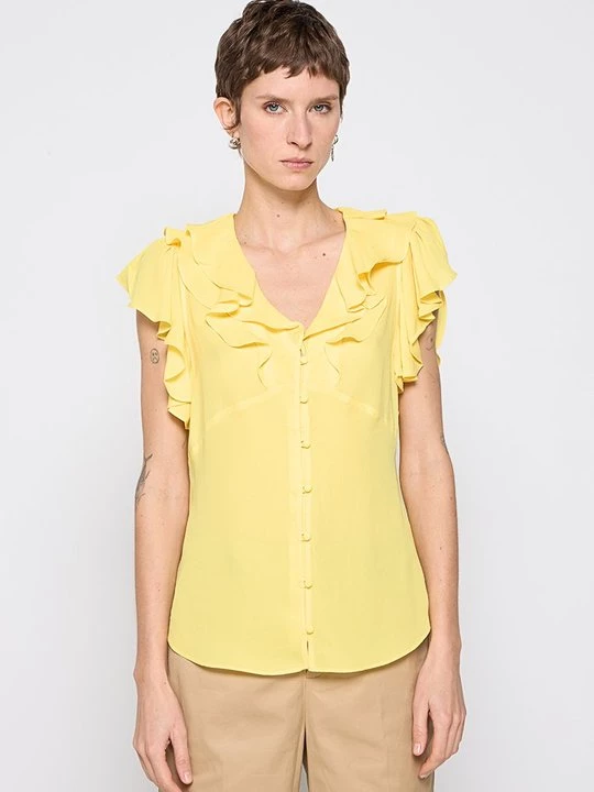Foto van product Overhemdblouse Lauren Ralph Lauren geel