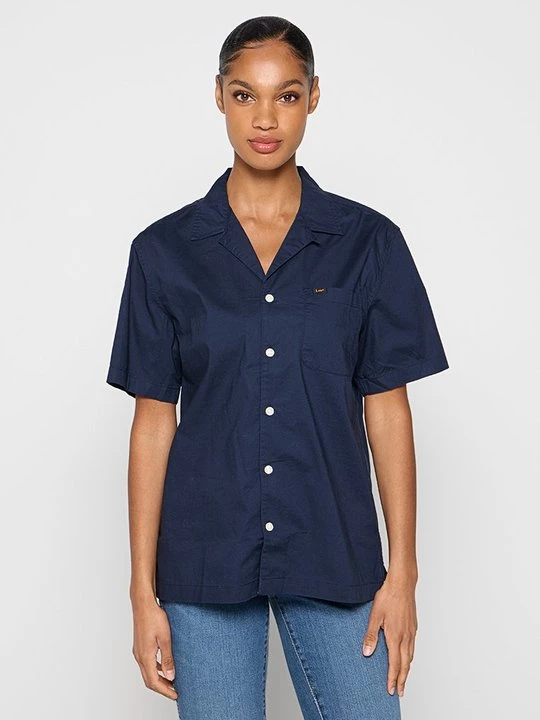 Foto van product Overhemdblouse Lee donkerblauw