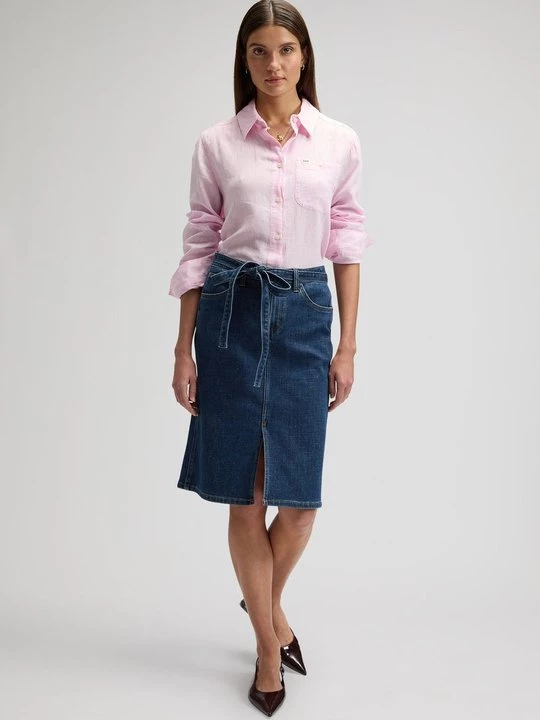 Foto van product Overhemdblouse Lee donkerroze