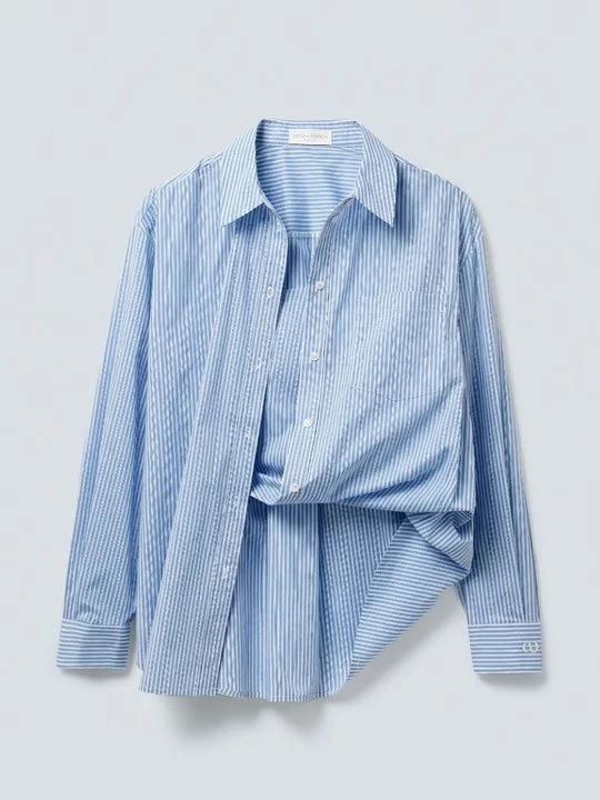 Foto van product Overhemdblouse LeGer lichtblauw