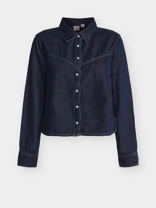 Foto van product Overhemdblouse Levi's donkerblauw denim