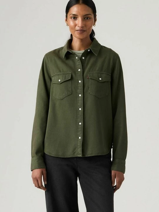 Foto van product Overhemdblouse Levi's groen gemêleerd