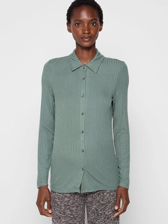 Foto van product Overhemdblouse Mamalicious groen