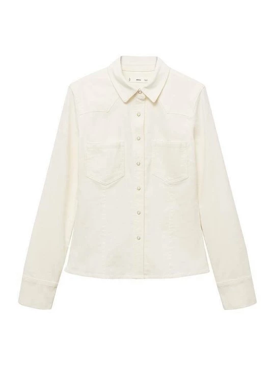 Foto van product Overhemdblouse Mango beżowy