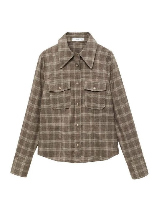 Foto van product Overhemdblouse Mango beżowy