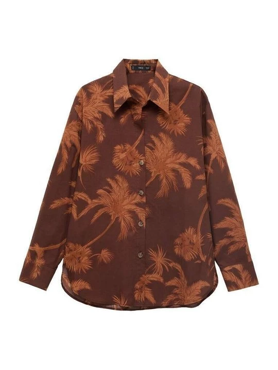 Foto van product Overhemdblouse Mango bruin