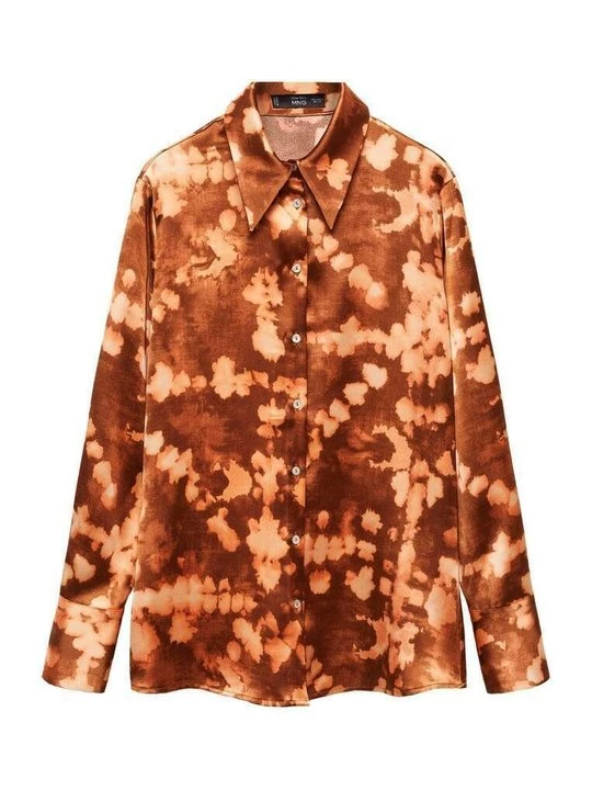 Foto van product Overhemdblouse Mango bruin