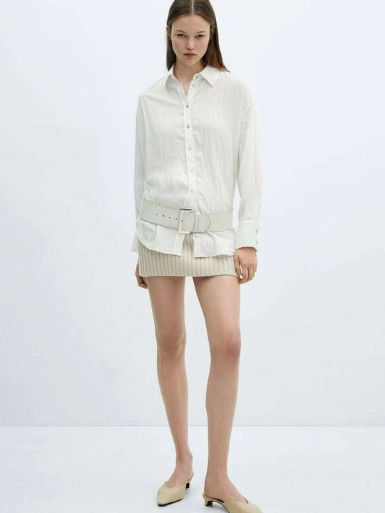 Foto van product Overhemdblouse Mango crème