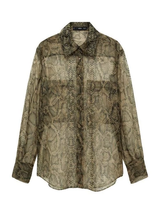 Foto van product Overhemdblouse Mango crème