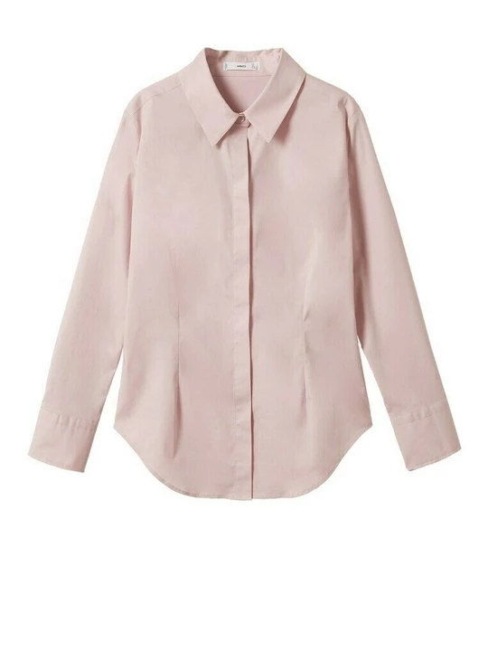 Foto van product Overhemdblouse Mango donkerroze