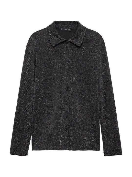 Foto van product Overhemdblouse Mango grijs