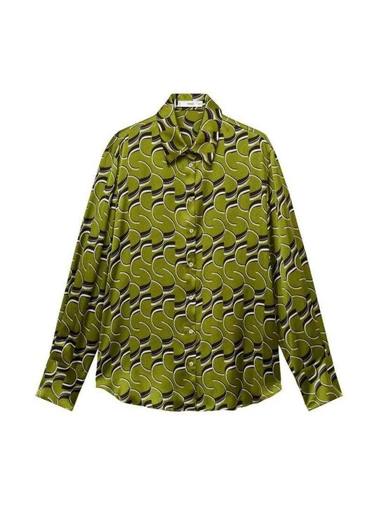 Foto van product Overhemdblouse Mango groen