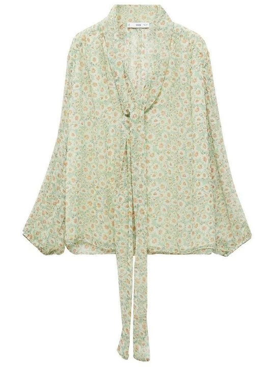 Foto van product Overhemdblouse Mango groen