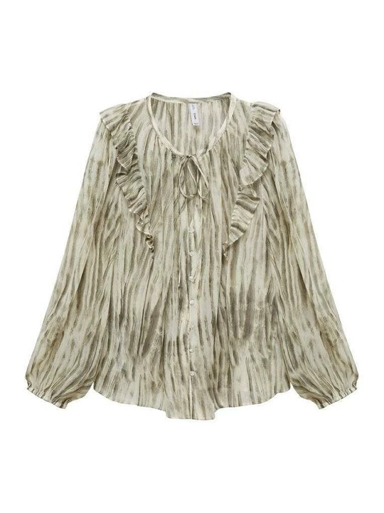 Foto van product Overhemdblouse Mango groen