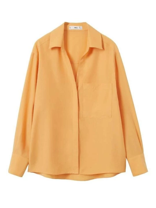 Foto van product Overhemdblouse Mango oranje