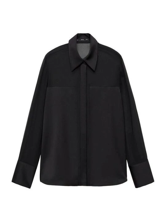Foto van product Overhemdblouse Mango zwart
