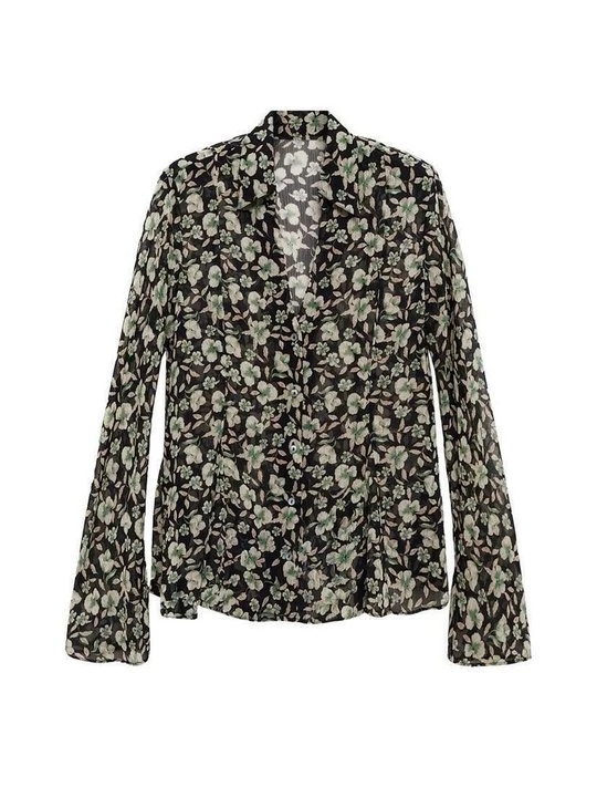 Foto van product Overhemdblouse Mango zwart