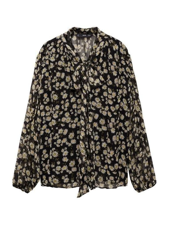 Foto van product Overhemdblouse Mango zwart