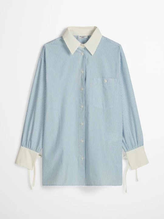 Foto van product Overhemdblouse Marc O'Polo lichtblauw