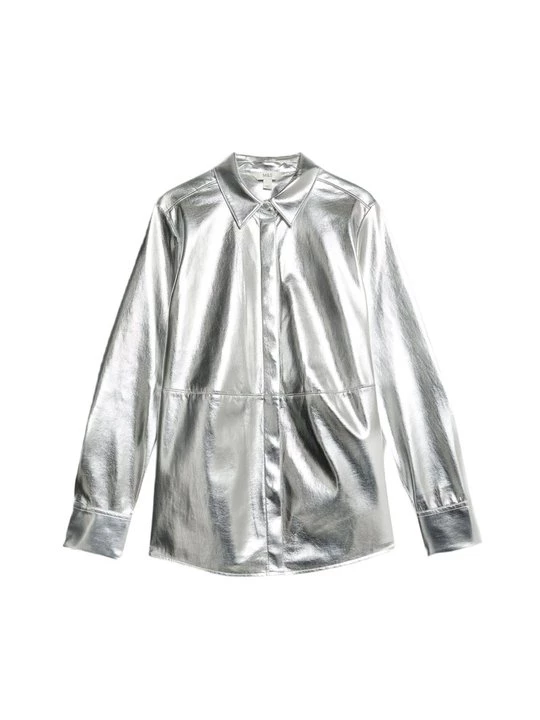 Foto van product Overhemdblouse Marks & Spencer zilverkleurig