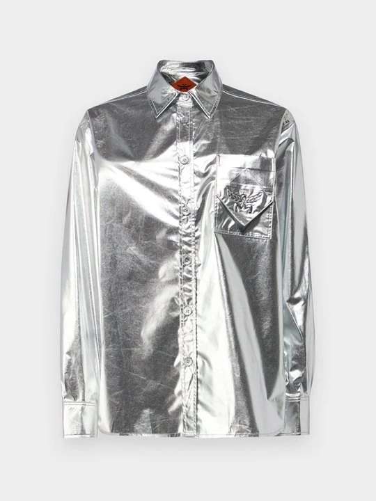 Foto van product Overhemdblouse MCM zilverkleurig