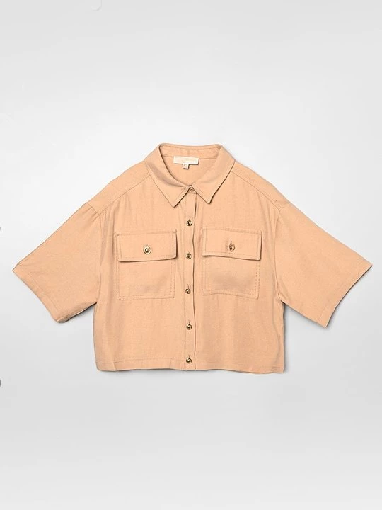 Foto van product Overhemdblouse Michael Kors beżowy