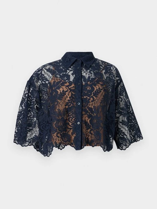 Foto van product Overhemdblouse Michael Kors donkerblauw