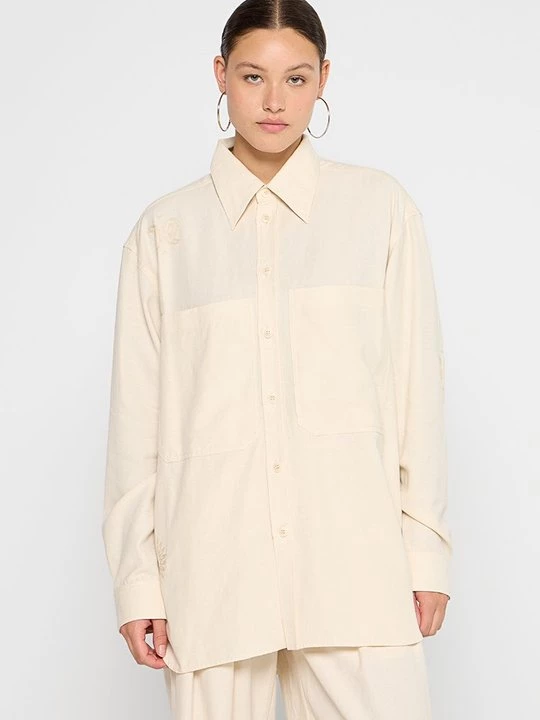 Foto van product Overhemdblouse Nanushka beżowy