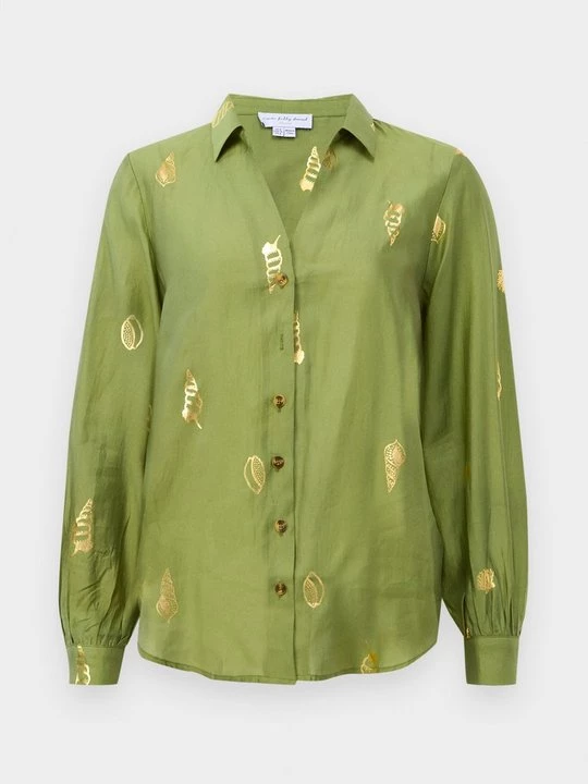 Foto van product Overhemdblouse Never Fully Dressed groen