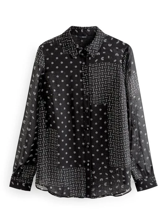 Foto van product Overhemdblouse Next zwart