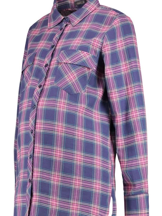 Foto van product Overhemdblouse Ohma! donkerblauw