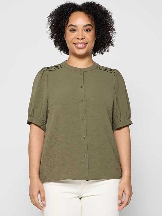 Foto van product Overhemdblouse ONLY Carmakoma bruin