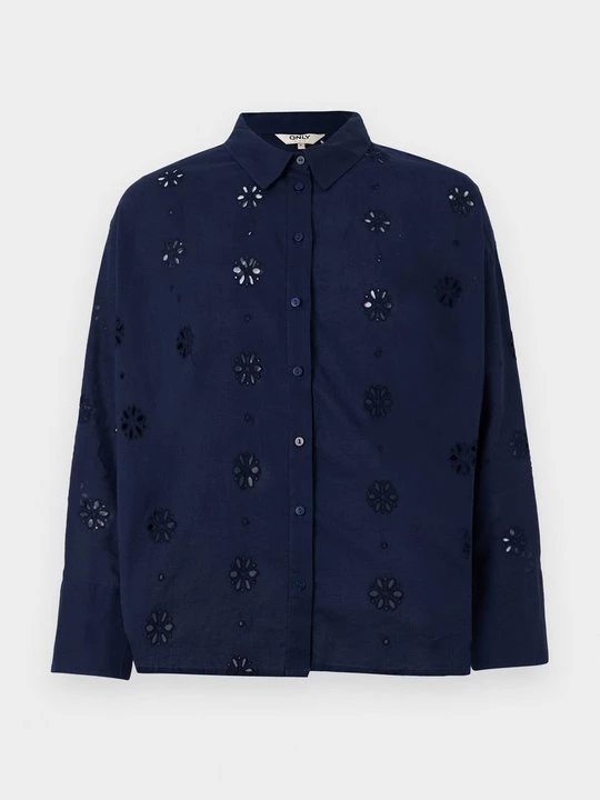 Foto van product Overhemdblouse Only donkerblauw