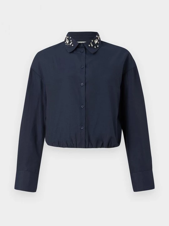 Foto van product Overhemdblouse Only donkerblauw