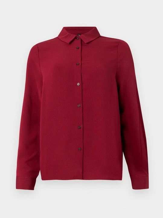 Foto van product Overhemdblouse Only donkerrood
