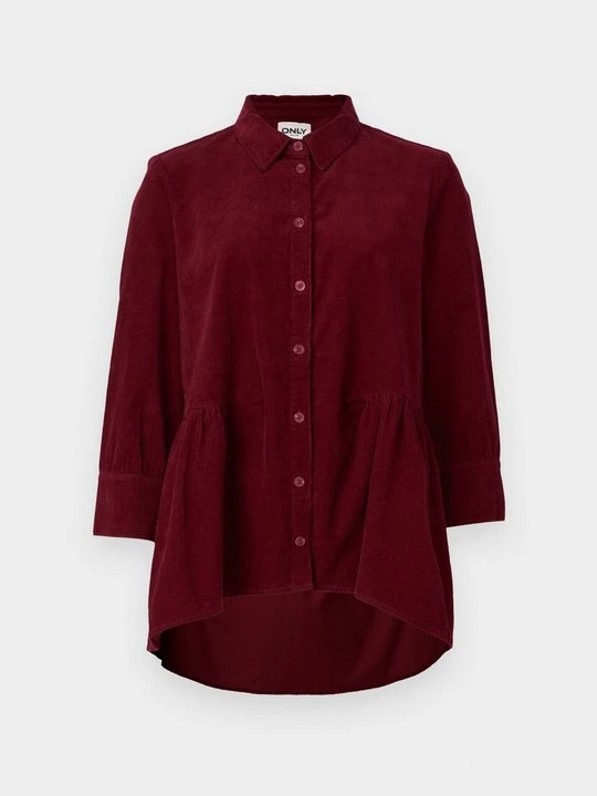 Foto van product Overhemdblouse Only donkerrood