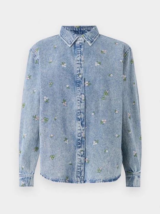 Foto van product Overhemdblouse Only lichtblauw
