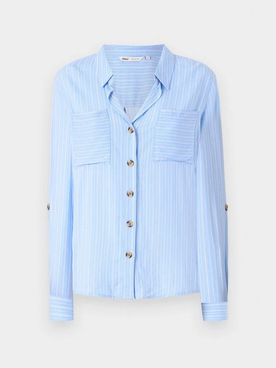 Foto van product Overhemdblouse Only lichtblauw