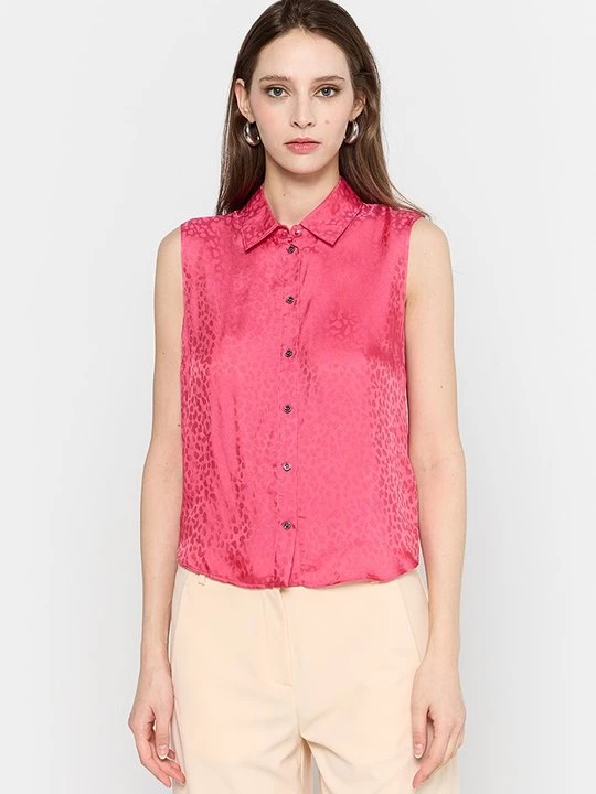 Foto van product Overhemdblouse Patrizia Pepe donkerroze