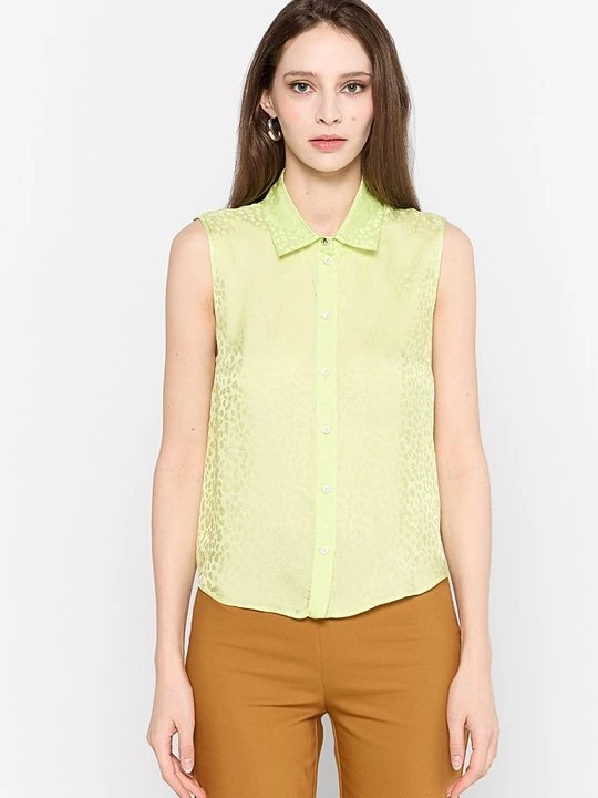 Foto van product Overhemdblouse Patrizia Pepe lichtgeel