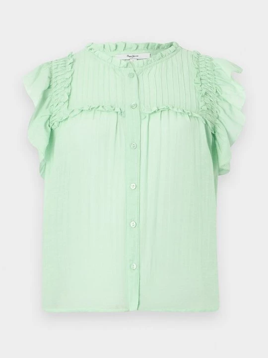 Foto van product Overhemdblouse Pepe Jeans lichtgroen