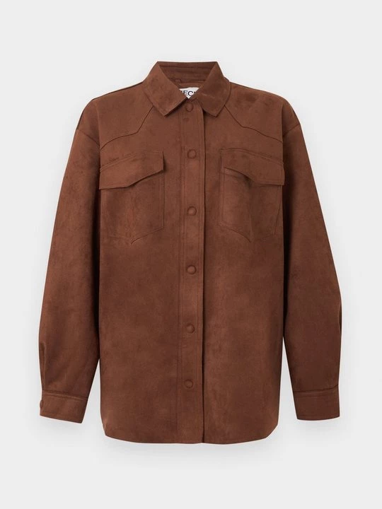 Foto van product Overhemdblouse Pieces bruin