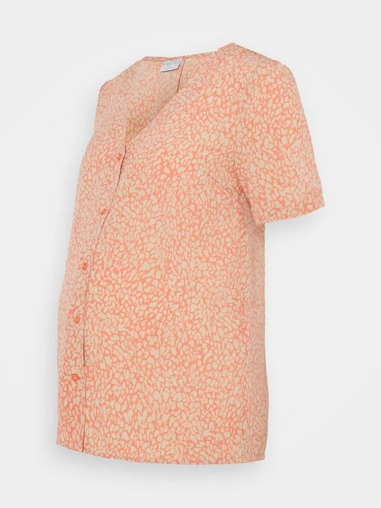 Foto van product Overhemdblouse Pieces koraalrood