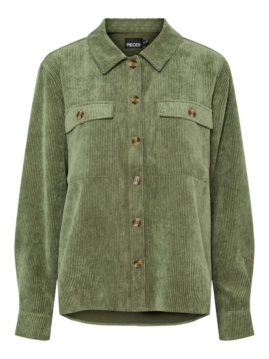 Foto van product Overhemdblouse Pieces olijfgroen