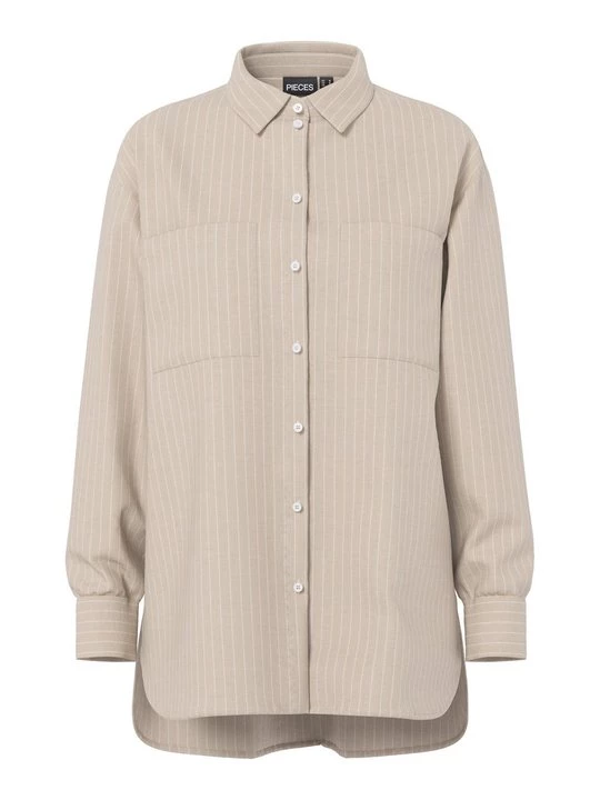 Foto van product Overhemdblouse Pieces tan