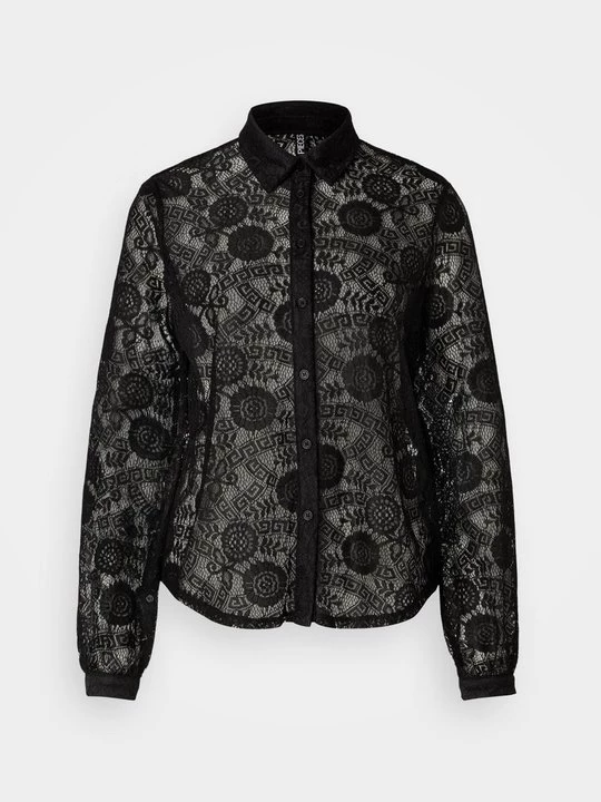 Foto van product Overhemdblouse Pieces zwart